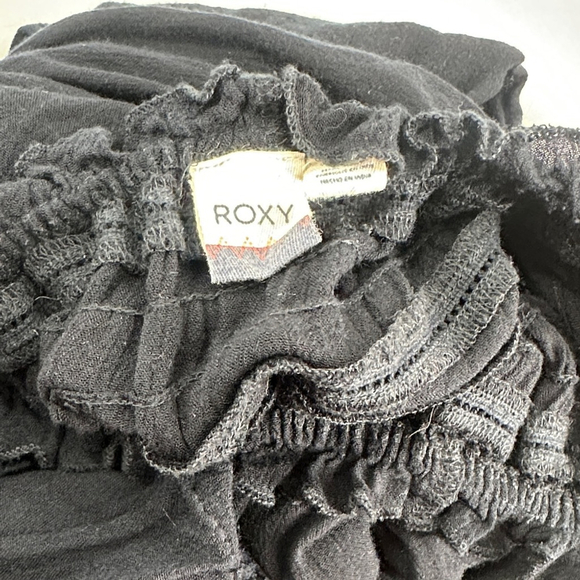 Roxy dress off the shoulder mini coverup boho beach vacation vibes sz sm - Picture 7 of 15